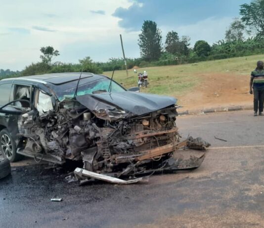 Maj. Gen Sabiti Muzeyi in critical condition after nasty sembabule highway accident