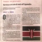 Shocking Facts! How Kenya was made from Uganda.